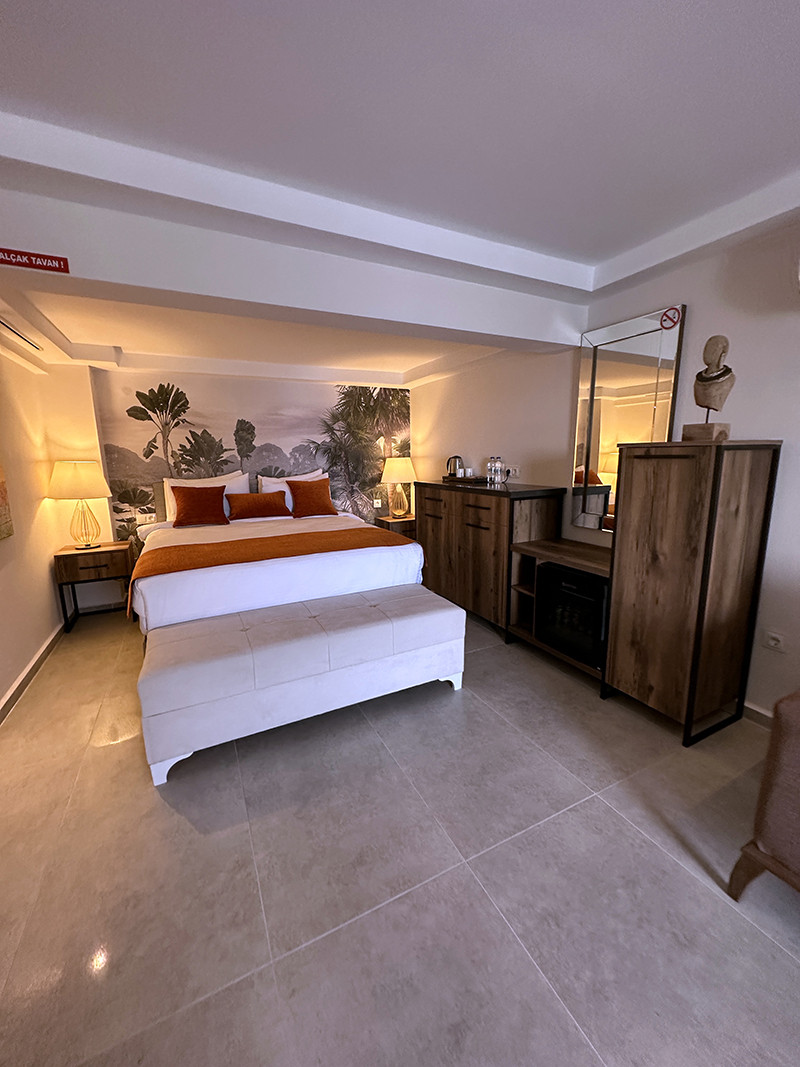 Deluxe Oda, Deniz ve Havuz Manzaralı, Havuz Çıkışlı ve Balkonlu
